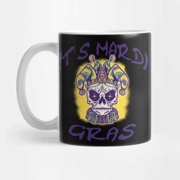 Its Mardi Gras, Lets Party Sugar Skull by pabrun